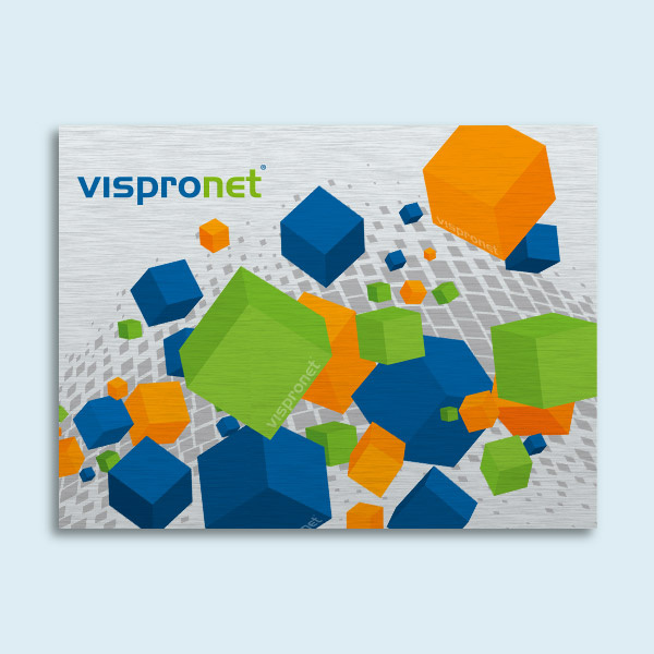 Impression sur composite aluminium, argent brossé - paysage 4/3