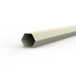 Profil hexagonal ultra robuste : acier thermolaqué (ø 40 mm / 1 mm)