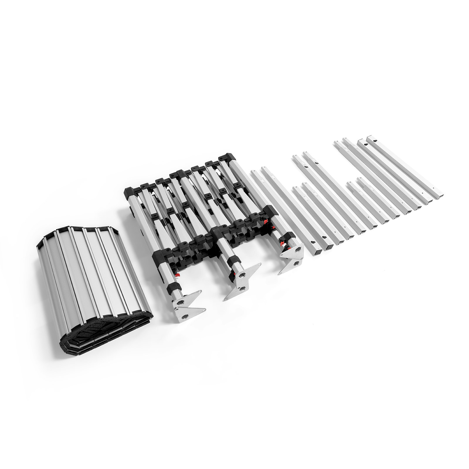 Contenu de la livraison: table pliante en aluminium