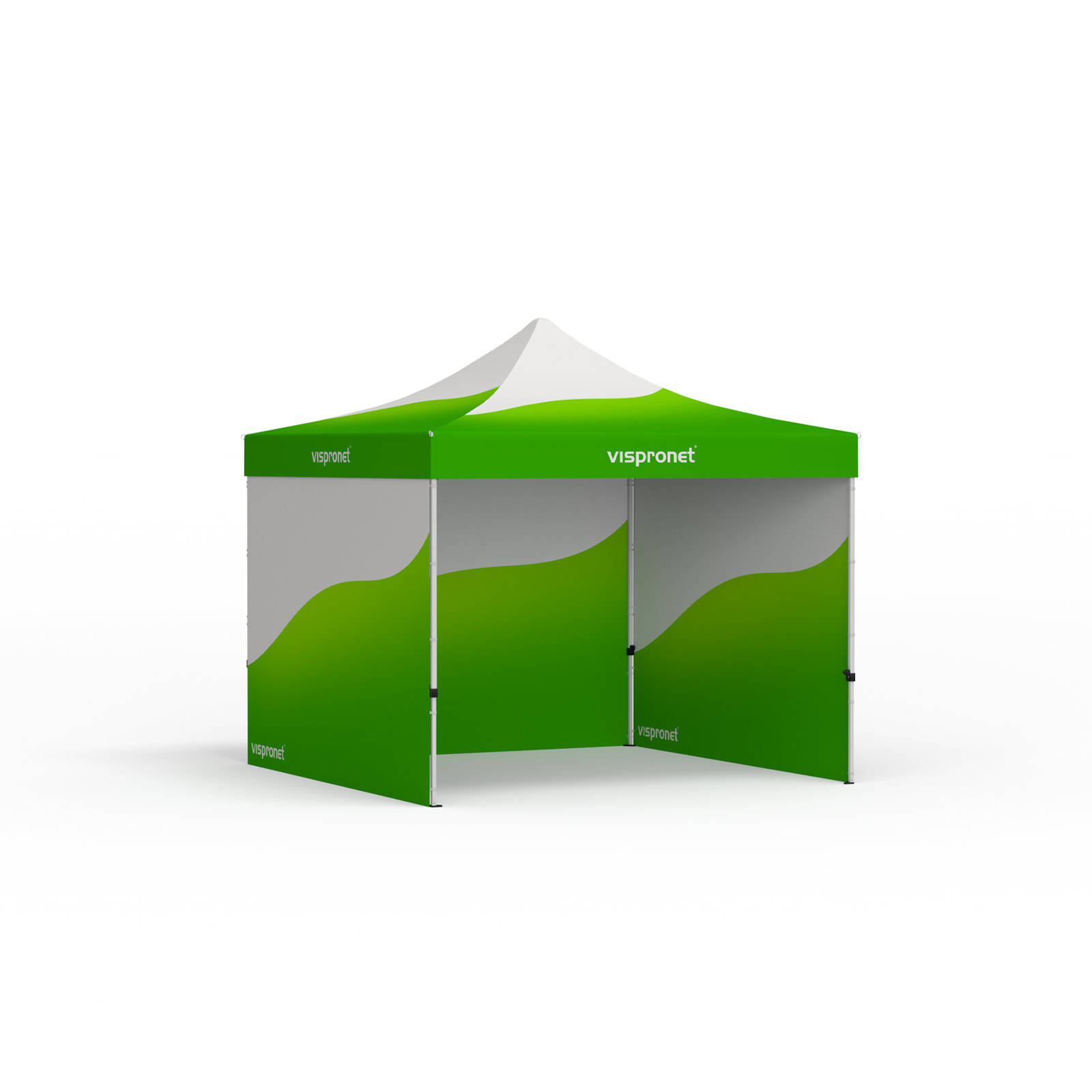 Tente pliante Eco avec impression personnalisée