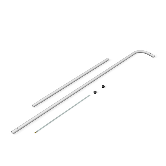 Drapeau de présentation Basic, vue détaillée en bas