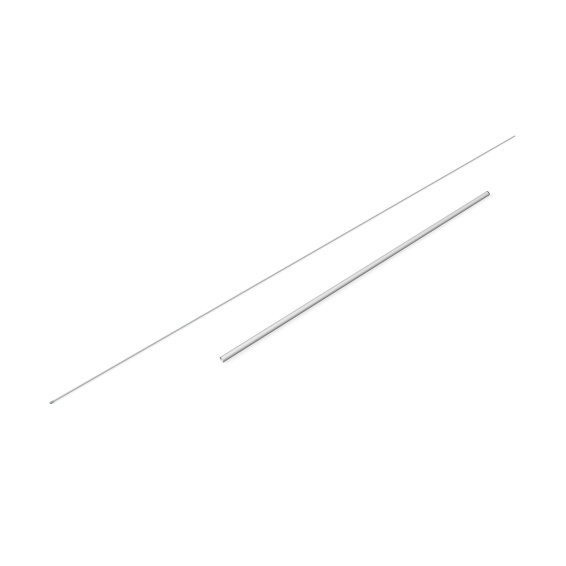 Présentoir de drapeaux Basic : Système composé de deux profilés creux en aluminium