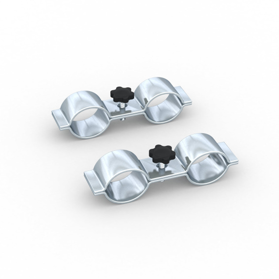 Collier de serrage pour table pliante aluminium, lot de 2