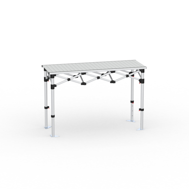 Table pliante alu, 150 x 55 cm, sans partie imprimée