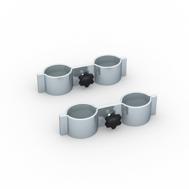 Collier de serrage pour table pliante aluminium, lot de 2