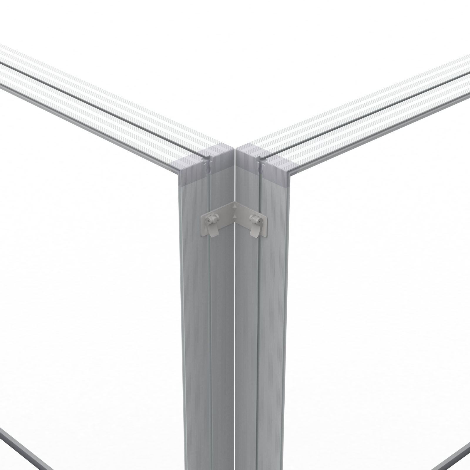 Module d'angle, fonctionnement : connecteur à 90°