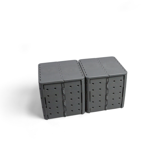 Flatcube - Cube d'assise pliable en polypropylène recyclé