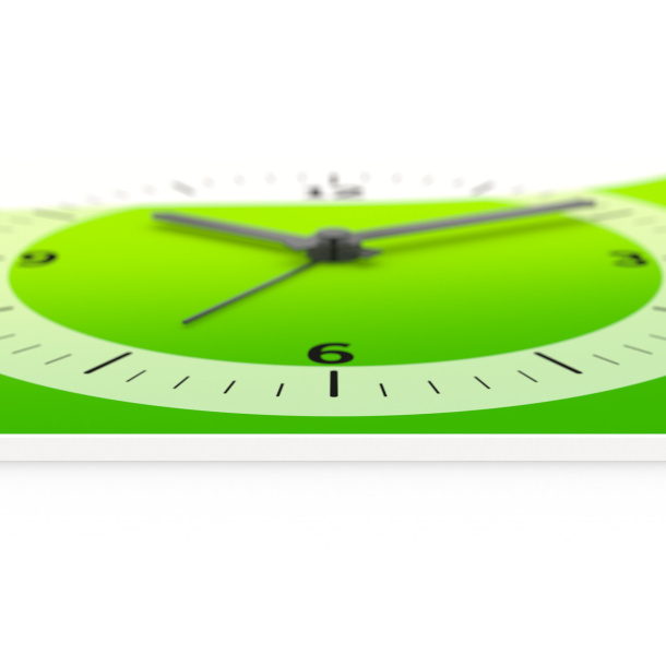 Réveil en mousse rigide : finition satinée, rendu des couleurs éclatant