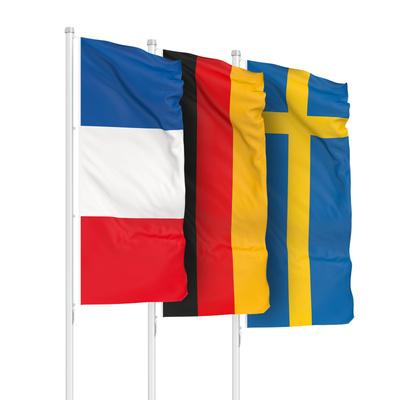 Pavillons nationaux en format portrait