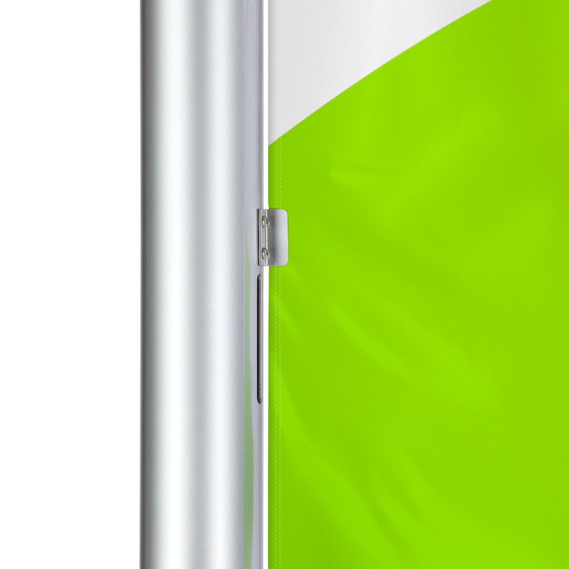 Mât souffleur, détail du collier pour l'arret du drapeau