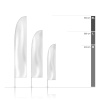 Bowflag® Select bord inférieur droit, hauteurs du système
