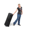 Valise rigide à roulettes, transport facile