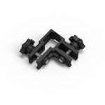 Support pour barre transversale à 90°, utilisation comme raccord d'angle