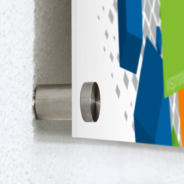 Plaque imprimée avec entretoise acier inox