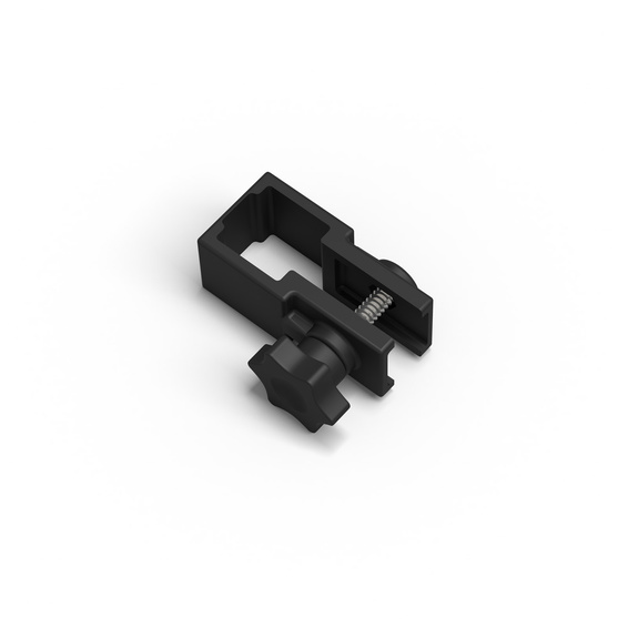 Support de barre transversale simple, à fixer sur les poteaux extérieurs