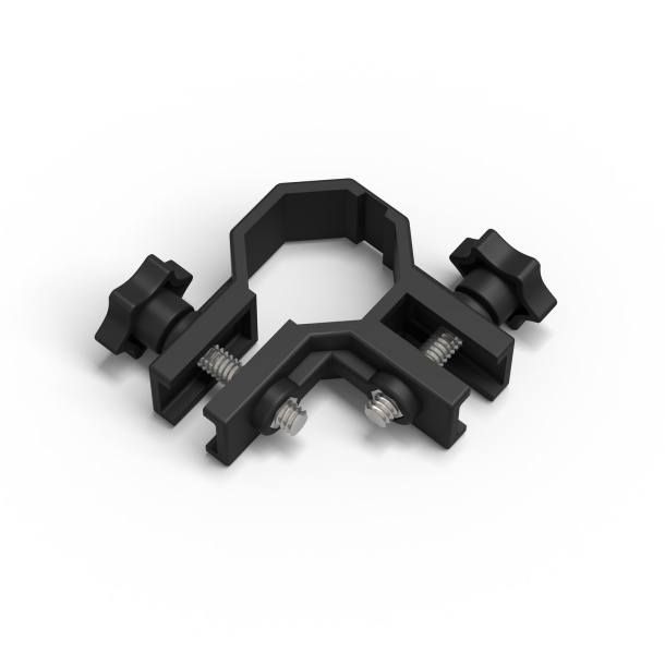 Support pour barre transversale à 90°, utilisation comme raccord d'angle