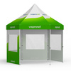 Tente pliante avec 4 parois et fenêtre panoramique