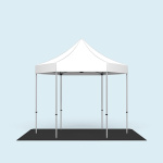 Pavillon Select Hexagon 3 m avec plancher clipsable et antidérapant, 3 m