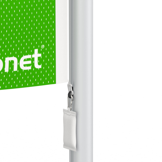 Drapeau pour présentateur Basic, vue détaillée en bas