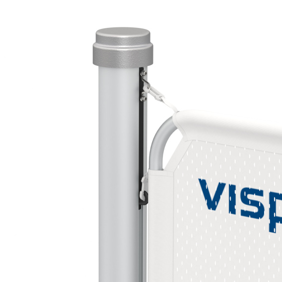 Drapeau pour présentateur Basic, vue détaillée en haut