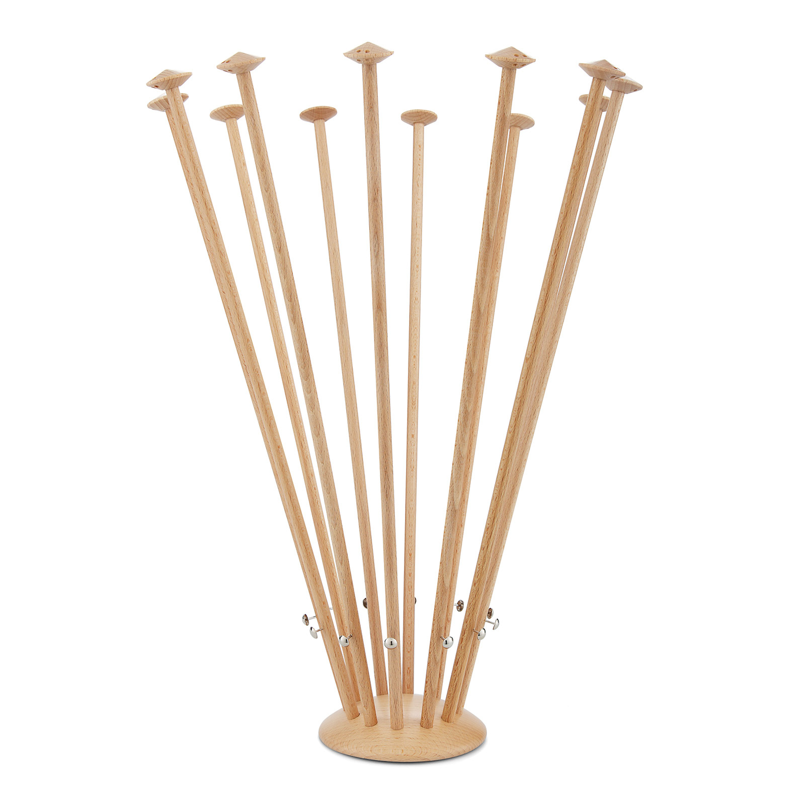 Tischfahnenständer Holz, 12-fach