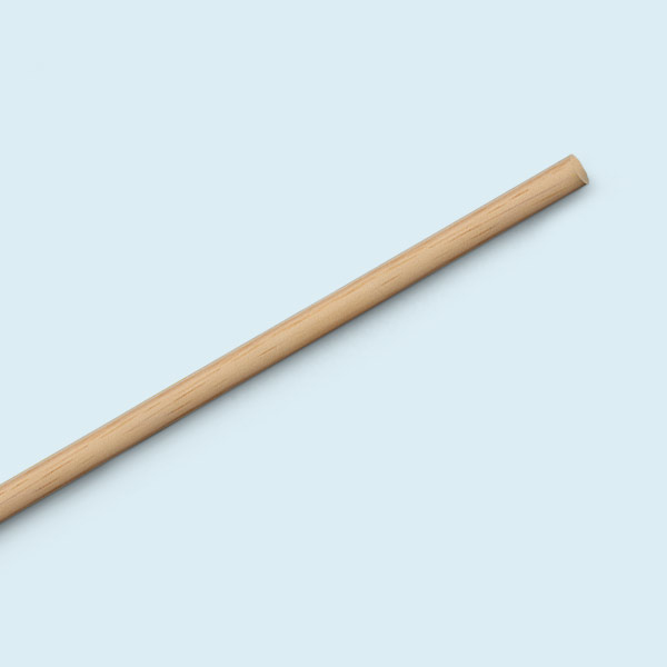 Bâton en bois, longueur 80 cm