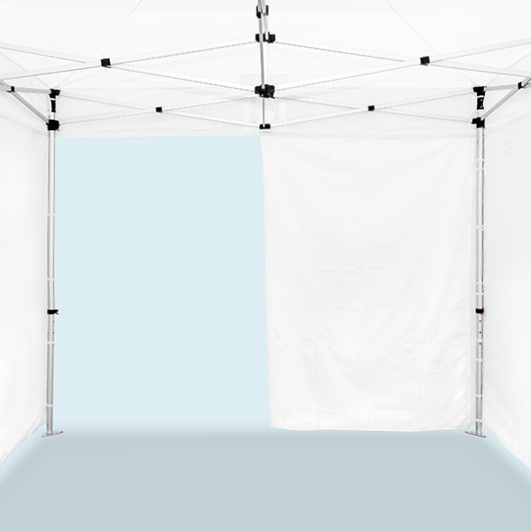 Fonction de la porte: le panneau complet peut être rabattu sur les côtés