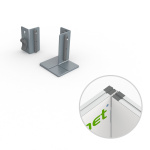 Set d'accessoires pour cadre Keder flex - Angle intérieur, coin droit