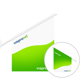 Drapeau de vitrine, bord inférieur droit