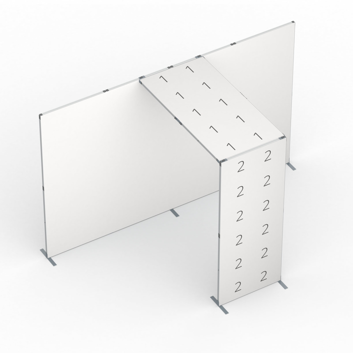 Instructions: disposition des visuels pont