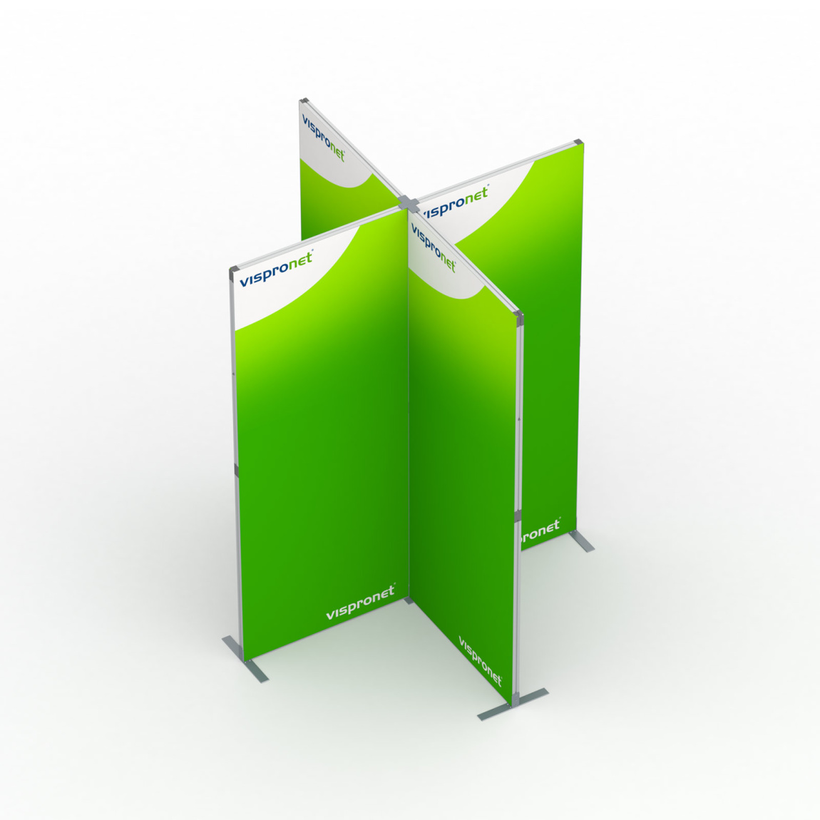 Cadre textile à jonc flex - module en X