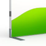 Cadre keder flex avec pied d’angle unilatéral