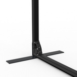 Cadre à jonc flex, détail : pied d’angle