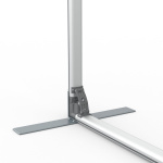 Cadre à jonc flex, détail : pied d’angle