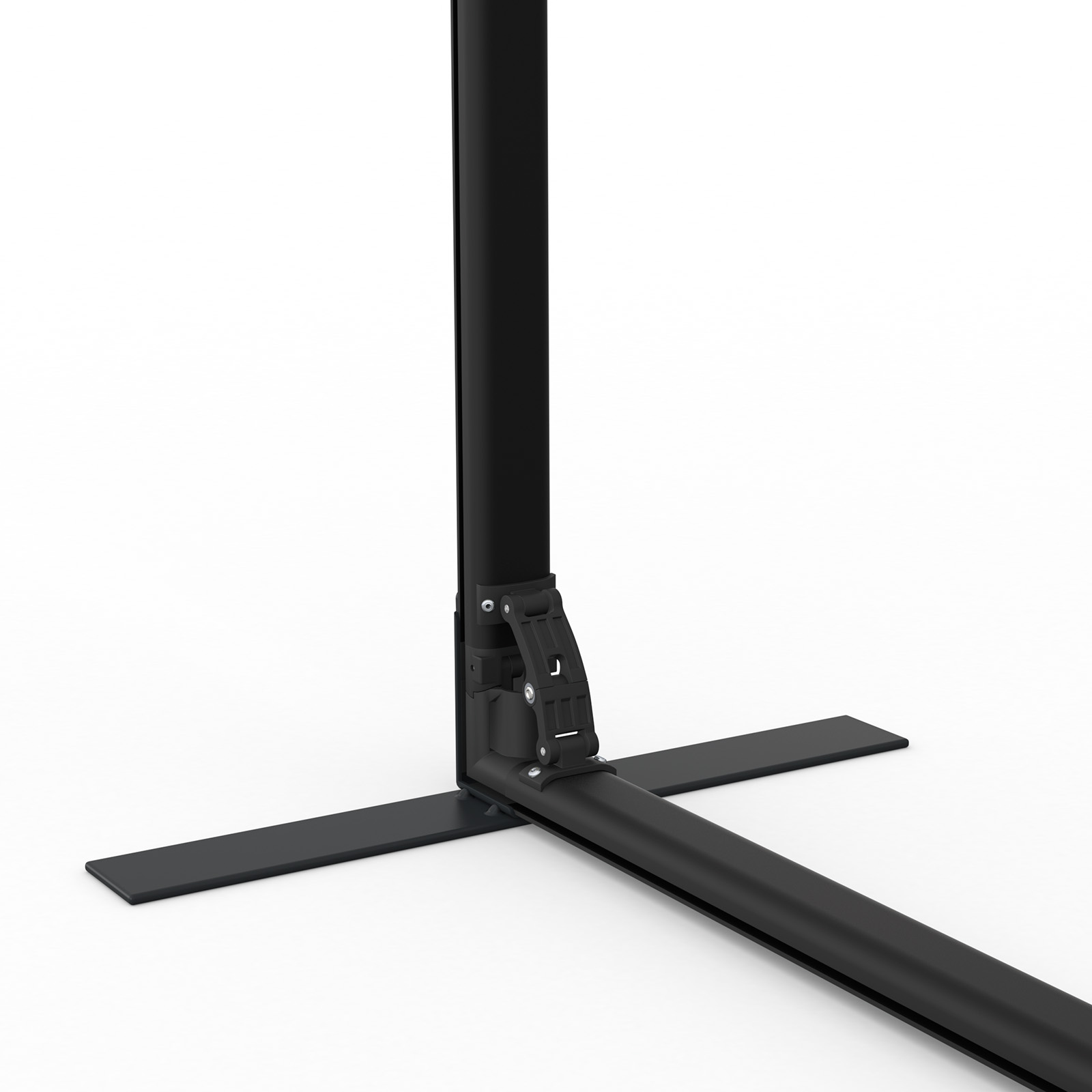 Cadre à jonc flex, détail : pied d’angle