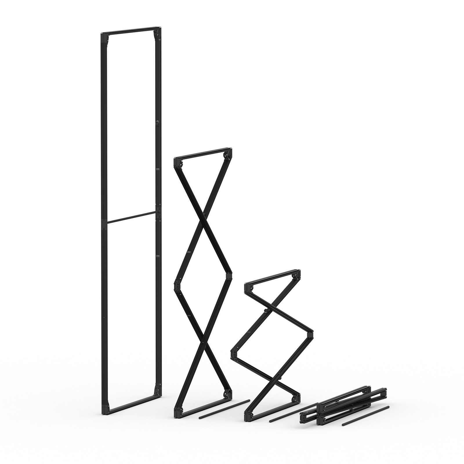Procédure de pliage cadre à jonc flex 250 x 100 cm