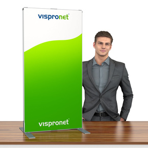 Display textile à jonc flex T