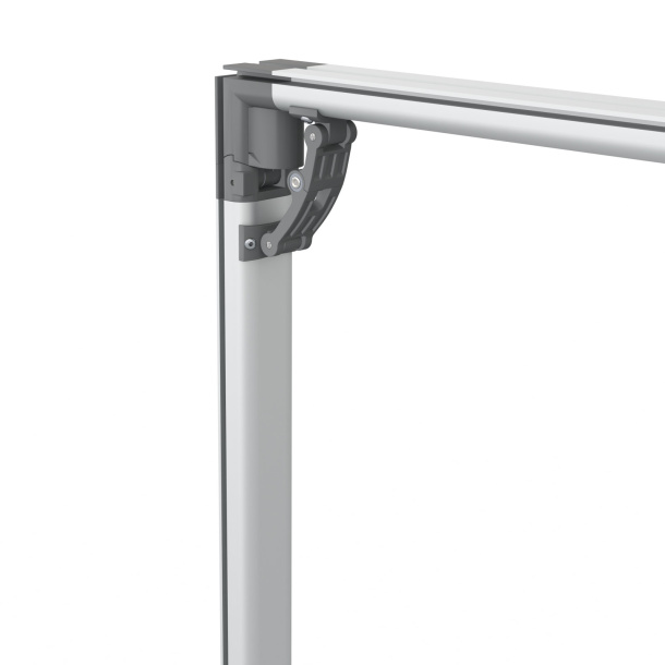 Cadre à jonc flex, détail : angle supérieur