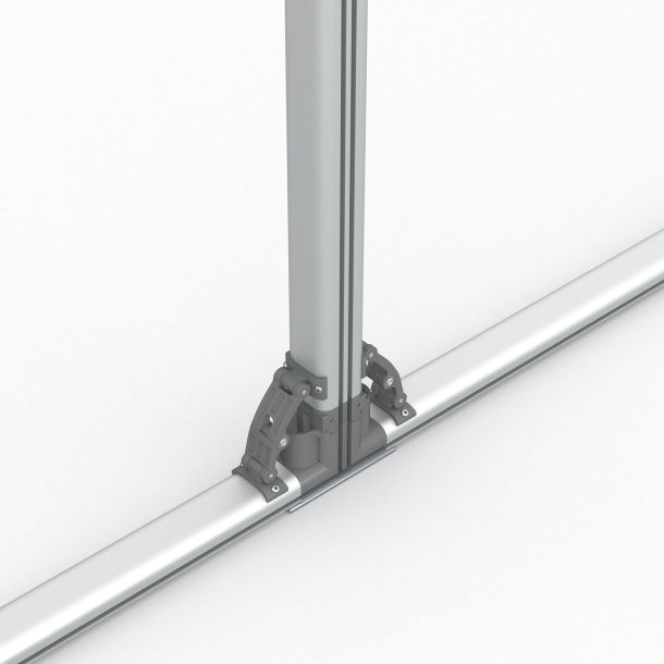 la plaque de pied n'est pas visible une fois montée