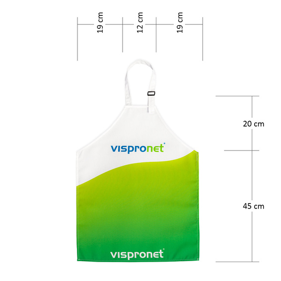 Tablier photo imprimé - dimensions enfant (env. 5-10 ans)