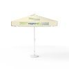 Parasol avec impression de logo, 250 x 250 cm, 4 segments imprimés en alternance avec 2 motifs