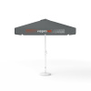Parasol avec impression de logo, 250 x 250 cm, 2 volants imprimés