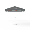 Parasol avec impression de logo, 250 x 250 cm, les 4 segments imprimés avec 1 motif