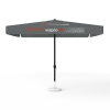 Parasol avec impression de logo, 300 x 300 cm, les 4 segments imprimés avec 1 motif