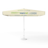 Parasol avec impression de logo, 300 x 300 cm, 2 segments imprimés
