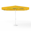 Parasol avec impression de logo, 300 x 300 cm, les 4 segments imprimés avec 1 motif