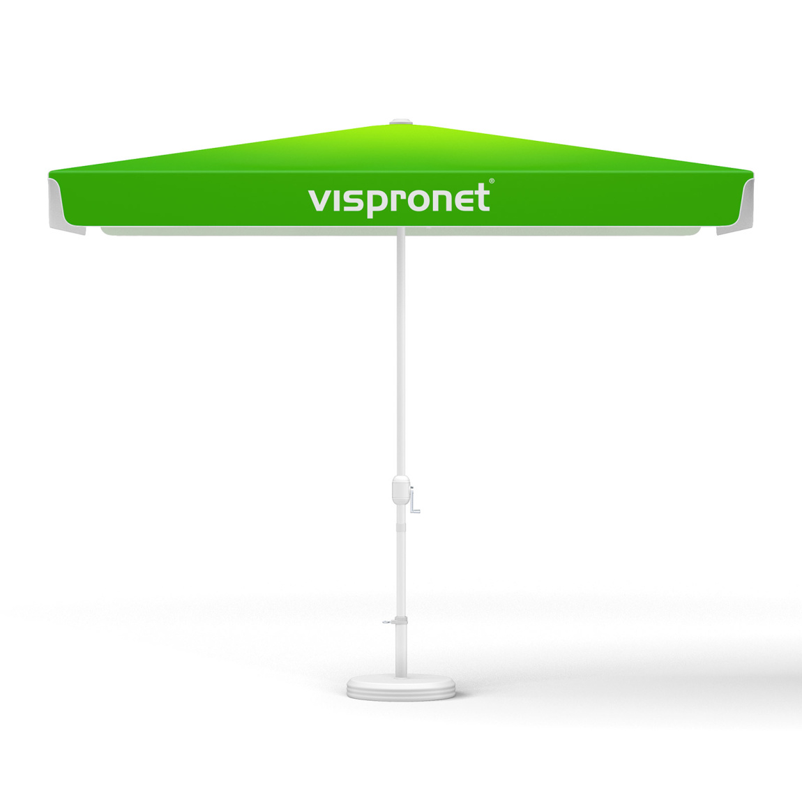 Petit parasol avec manivelle, rectangulaire, 300 x 200 cm