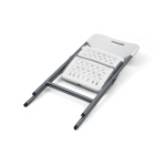 Klappstuhl: für Transport und Lagerung platzsparend zusammenlegbar