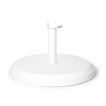 Pied en béton plastifié blanc ø 50 cm / 30 kg pour tubes ø 25 mm