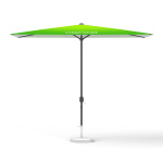 Petit parasol avec manivelle, rectangulaire, sans volant, 300 x 200 cm